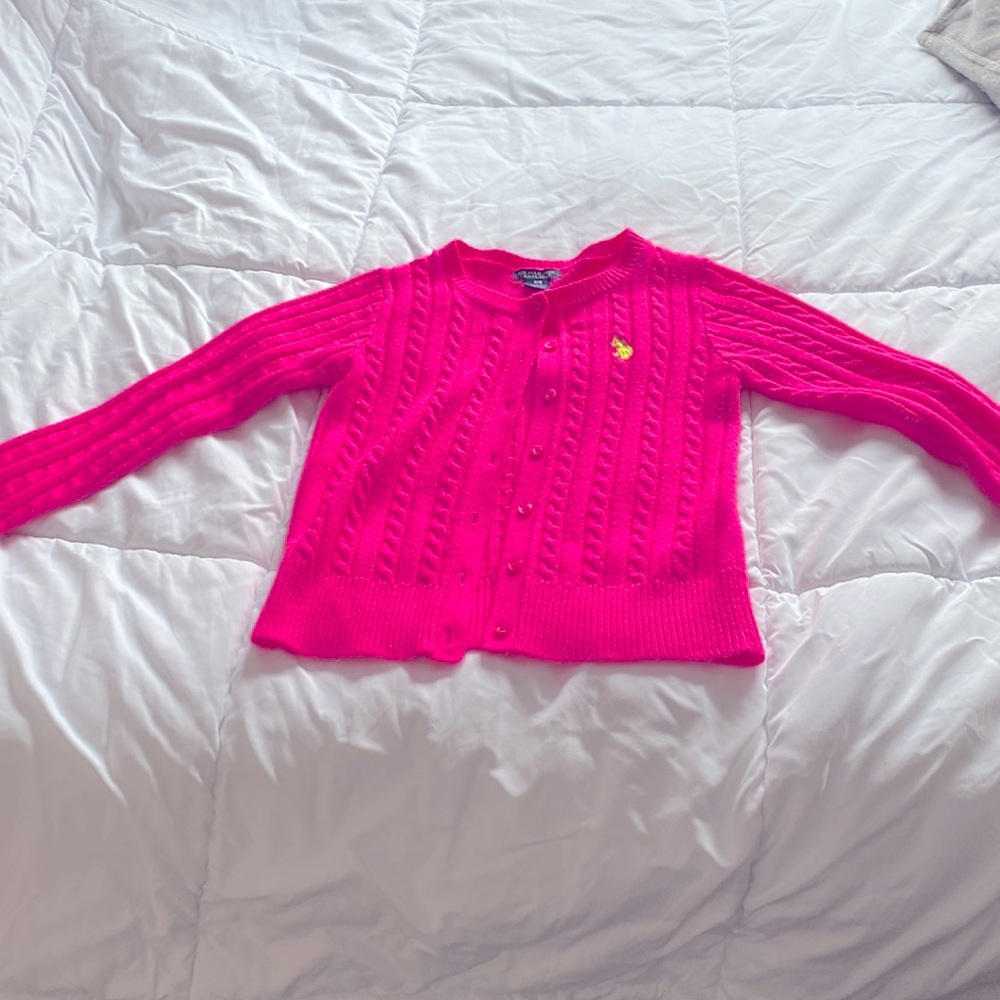 Preppy girls Ralph Lauren cardigan